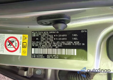 2016 Lexus Nx 200T F Sport z USA, uszkodzony, nr VIN JTJYARBZ9G2037155